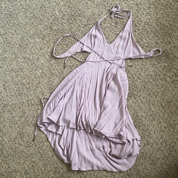 Free People Lilac Backless Dress - Picture 1 of 3